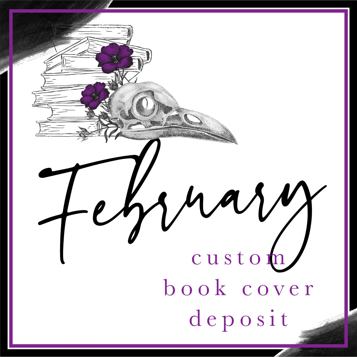 Drawing Book Cover for February