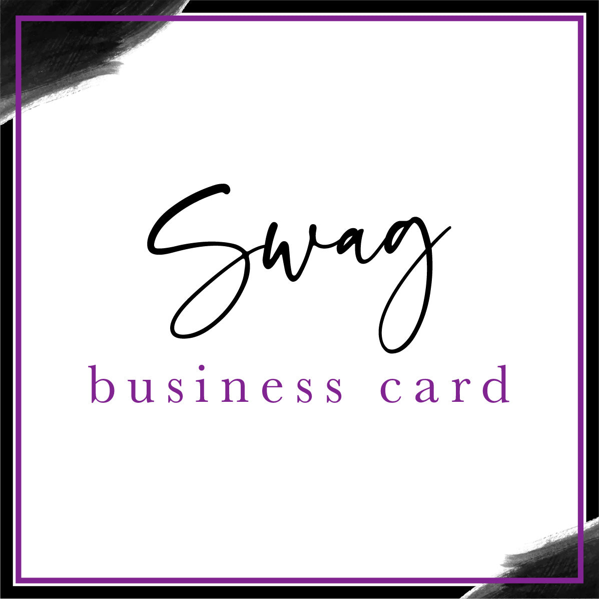 Swag Add-On : Business Card
