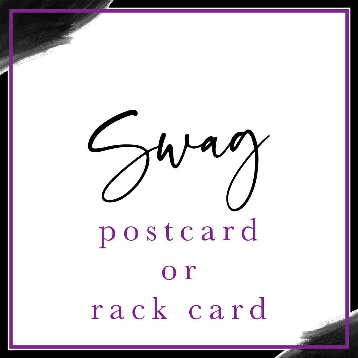 Swag Card Insert Swag Add-On : Postcard/Rack Card – Cover Me Darling