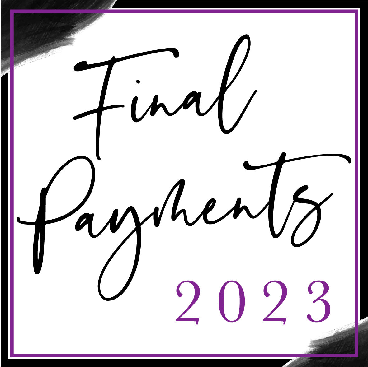 2023 Final Payments