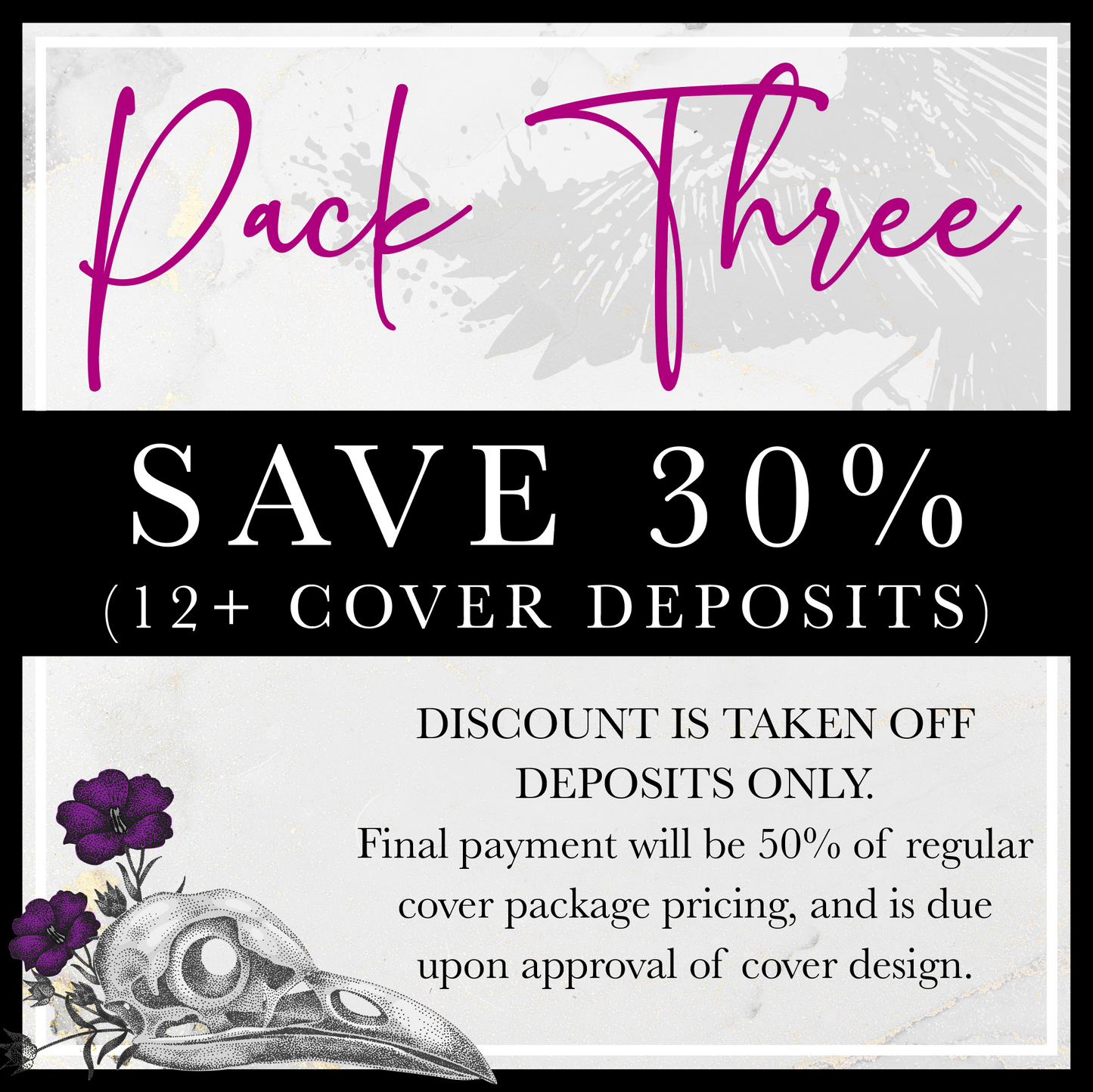 Cover Pack Three *PLEASE READ ENTIRE LISTING*