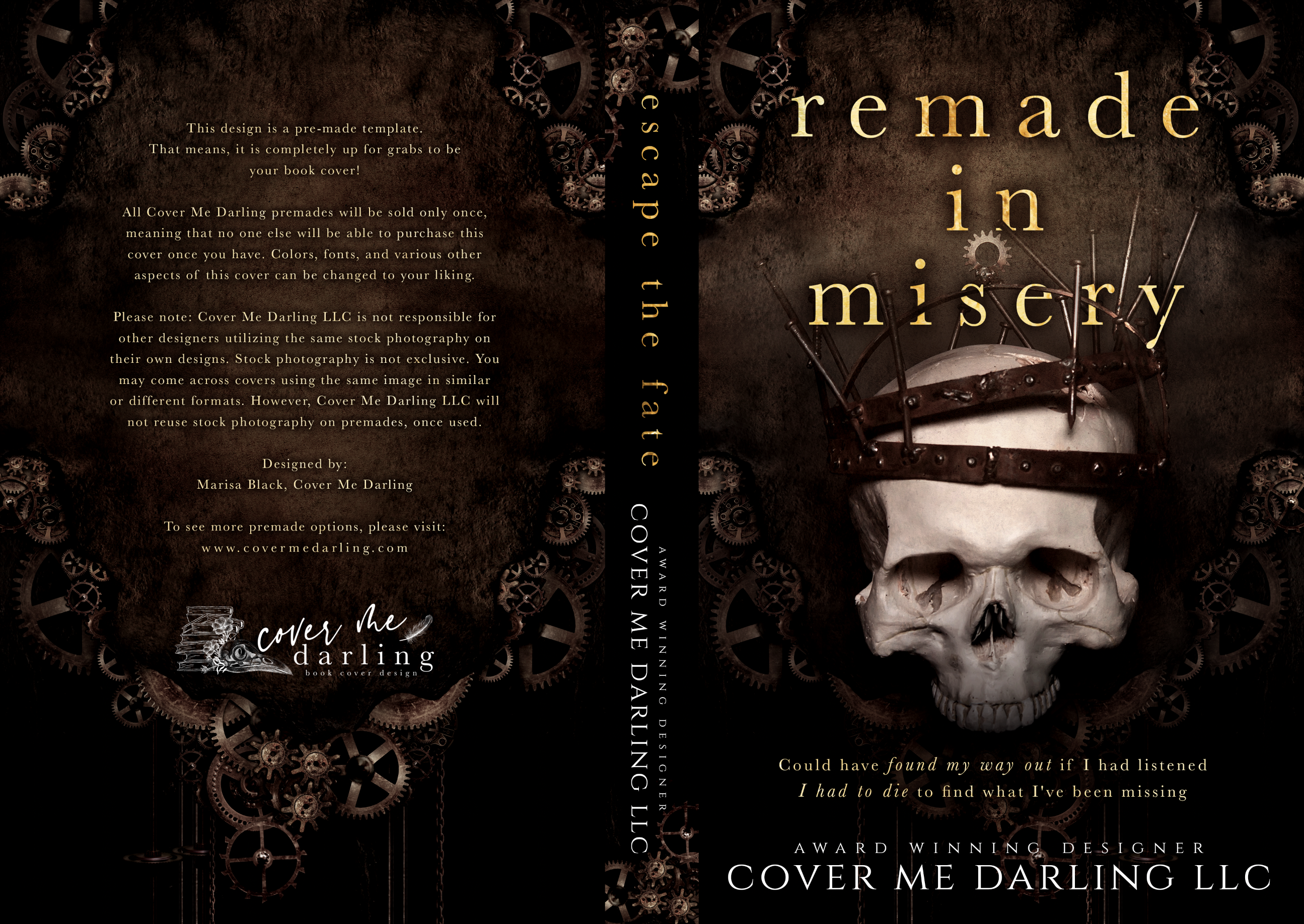 Premade : Remade In Misery – Cover Me Darling
